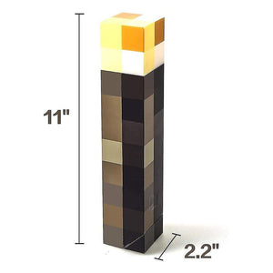 Minecraft Game Torch Lamp Led Night Light Home Decors USB Rechargeable Kids Gift - Image 9