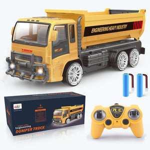 Remote-controlled Engineering Vehicle Toys, Dump Truck Toys, Kids Gifts - Image 1