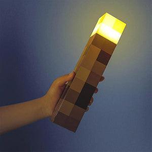 Minecraft Game Torch Lamp Led Night Light Home Decors USB Rechargeable Kids Gift - Image 7