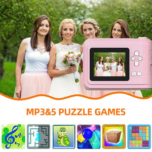 Children Digital Camera Instant Print Toys For Kids Thermal Print Camera HD 1080P Photo Printing Camera With 3 Rolls Print Paper - Image 7