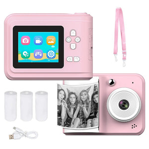 Children Digital Camera Instant Print Toys For Kids Thermal Print Camera HD 1080P Photo Printing Camera With 3 Rolls Print Paper - Image 11